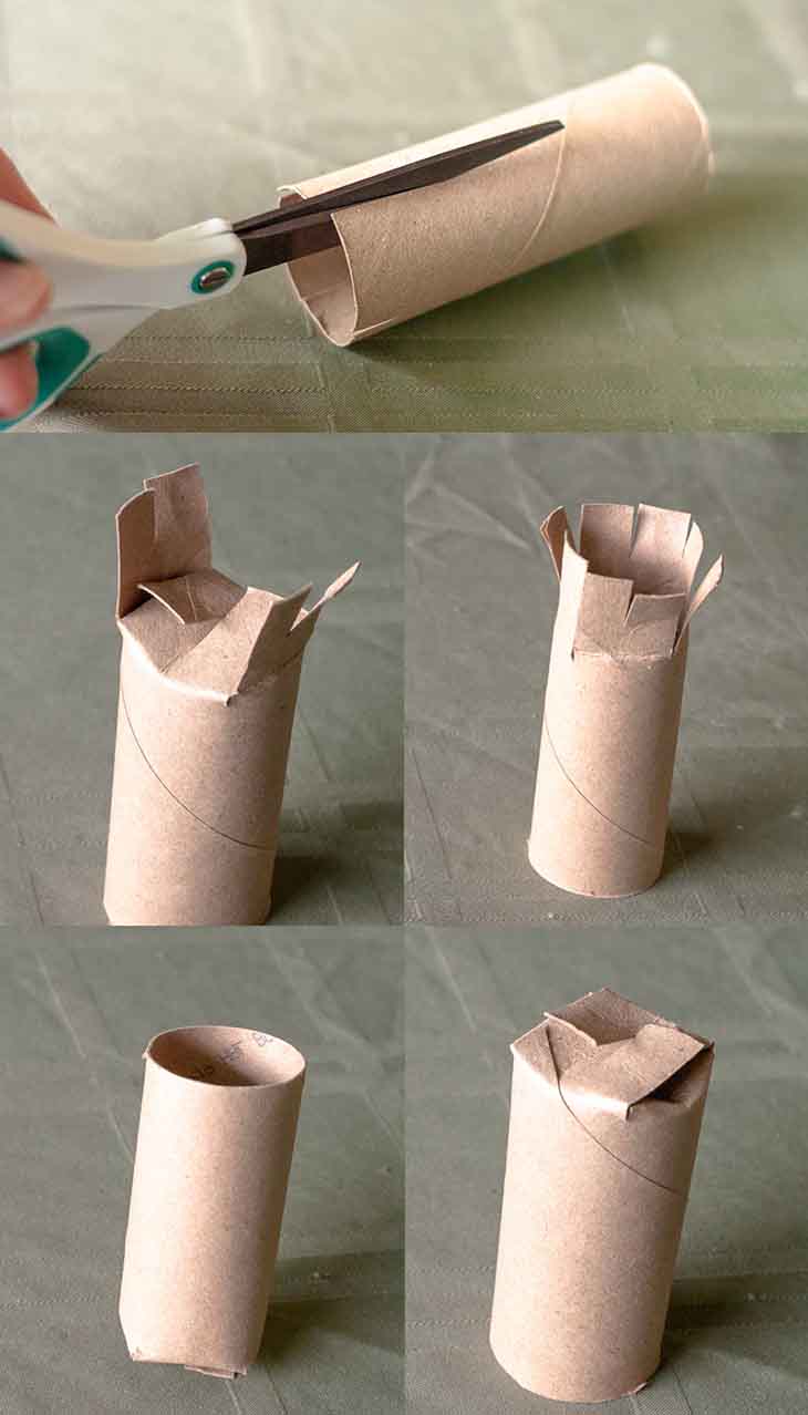 preparar pieles de papel higiénico