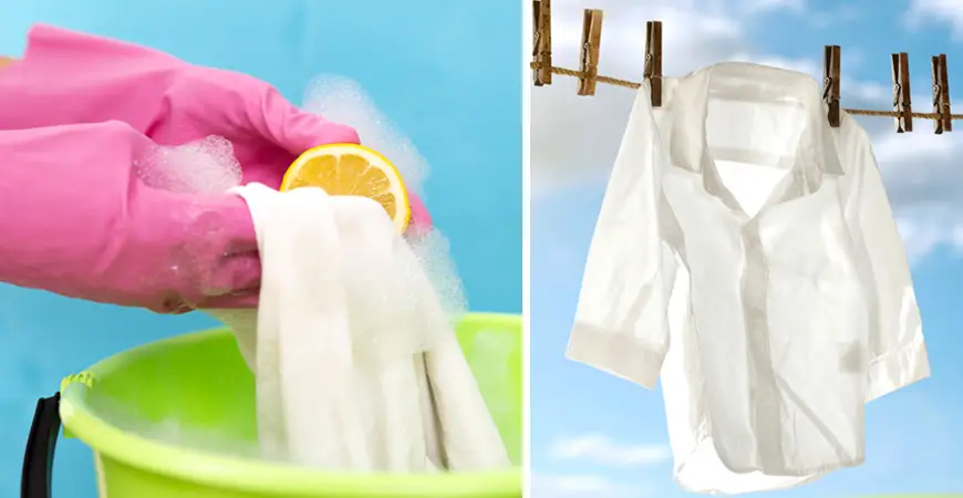Cómo quitar lo amarillo de tus prendas blancas: 6 trucos caseros – Mis Consejos Jardinería
