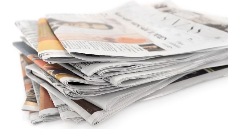 Hojas de periódico