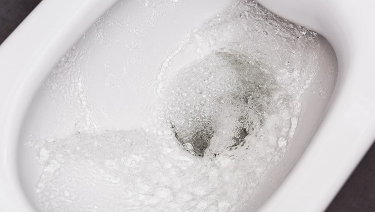 Descargar el baño