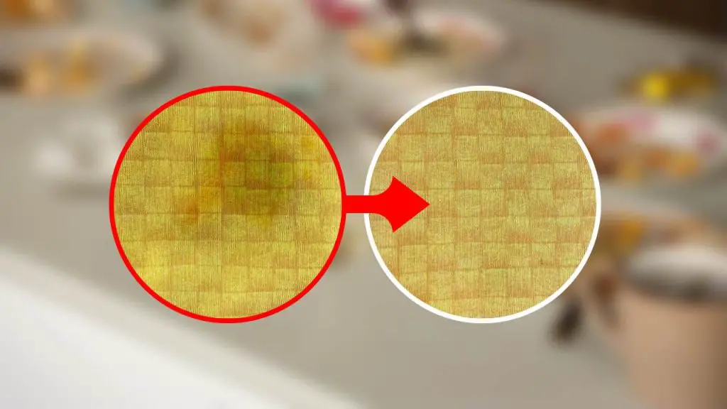 Aceite sobre el mantel, quitar manchas sin lavadora: sólo unos segundos – Mis Consejos Jardinería