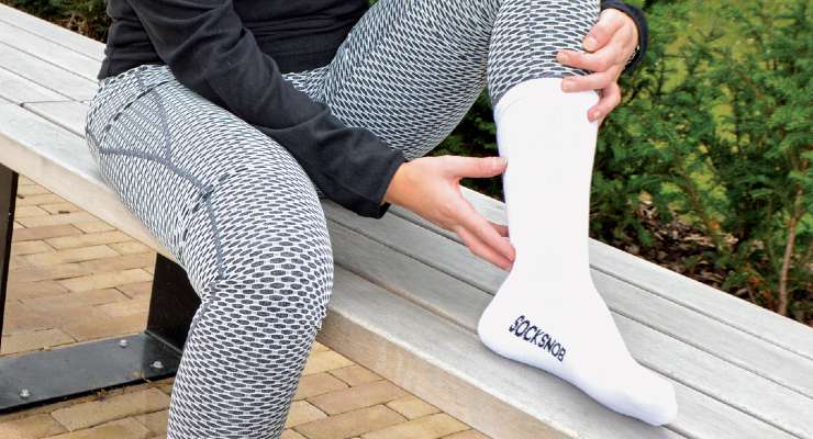 calcetines blancos