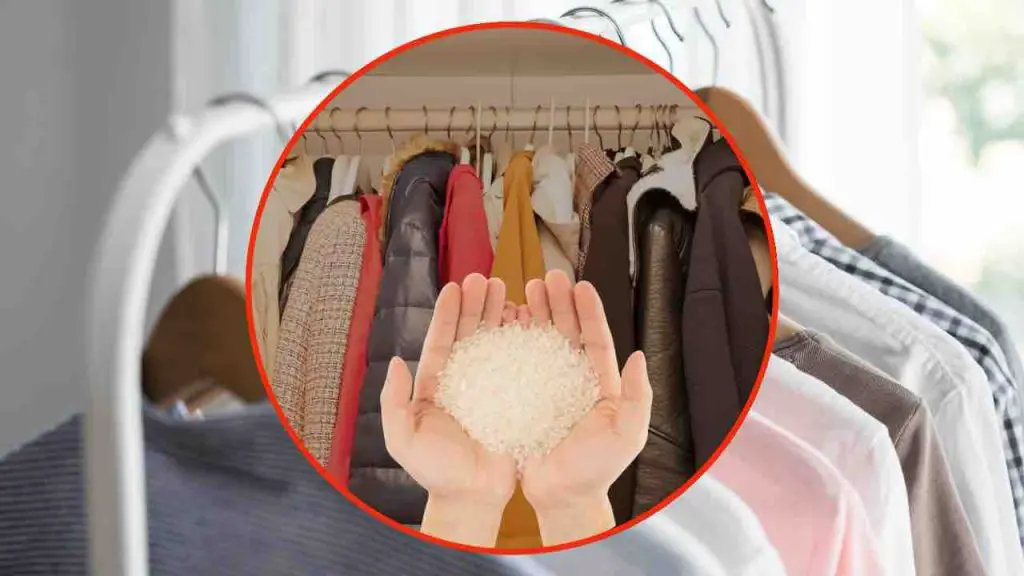 Arroz en el armario, déjalo toda la noche: ya no reconocerás tu ropa