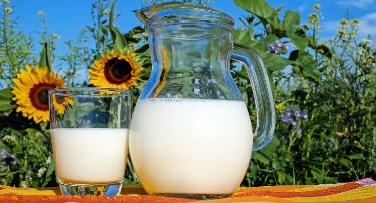 leche de flores