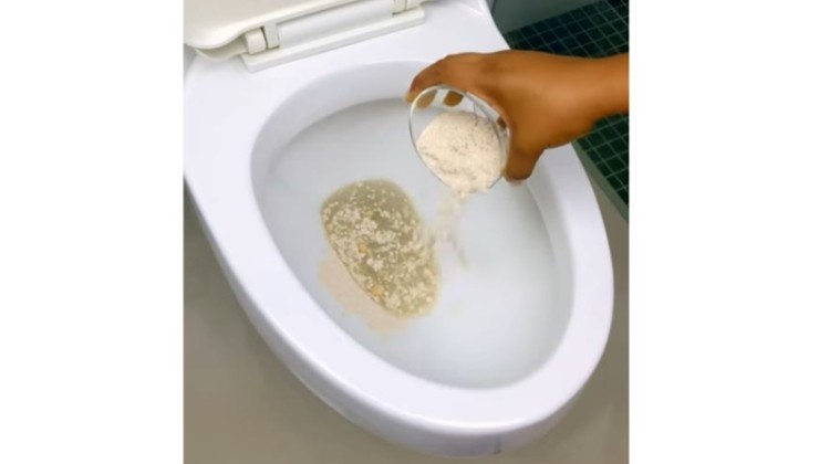 harina en el baño