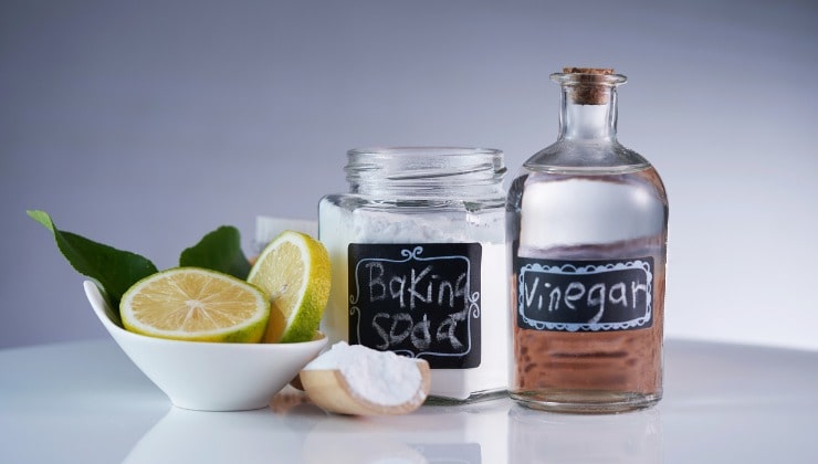Bicarbonato de sodio, vinagre y limón