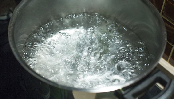 agua hirviendo