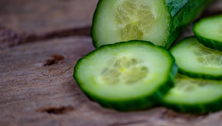 pepino en rodajas