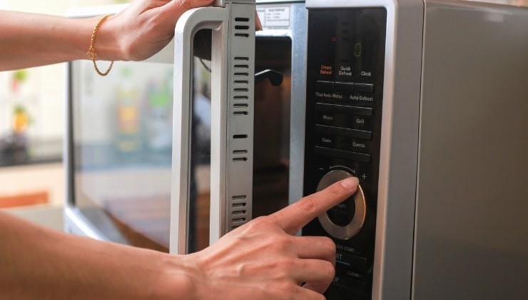 Microondas, esponja para platos.