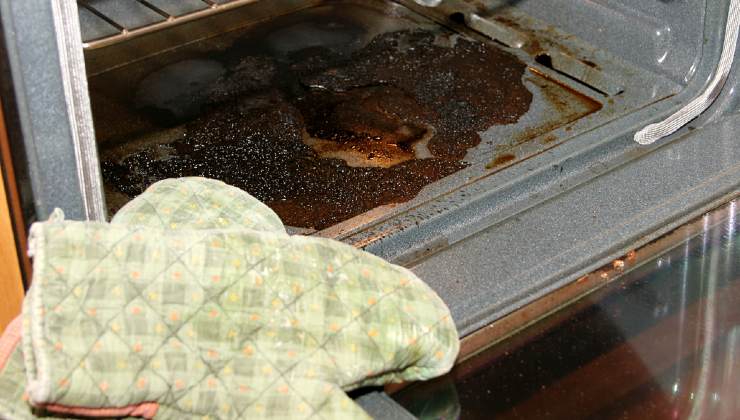 horno con costra