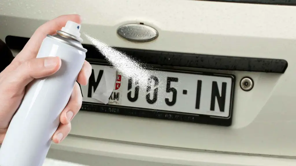 Matrícula de coche, por eso los automovilistas empiezan a rociarla con laca para el cabello“ – Mis Consejos Jardinería