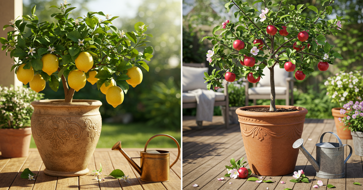8 Fruit Trees That Grow in Pots