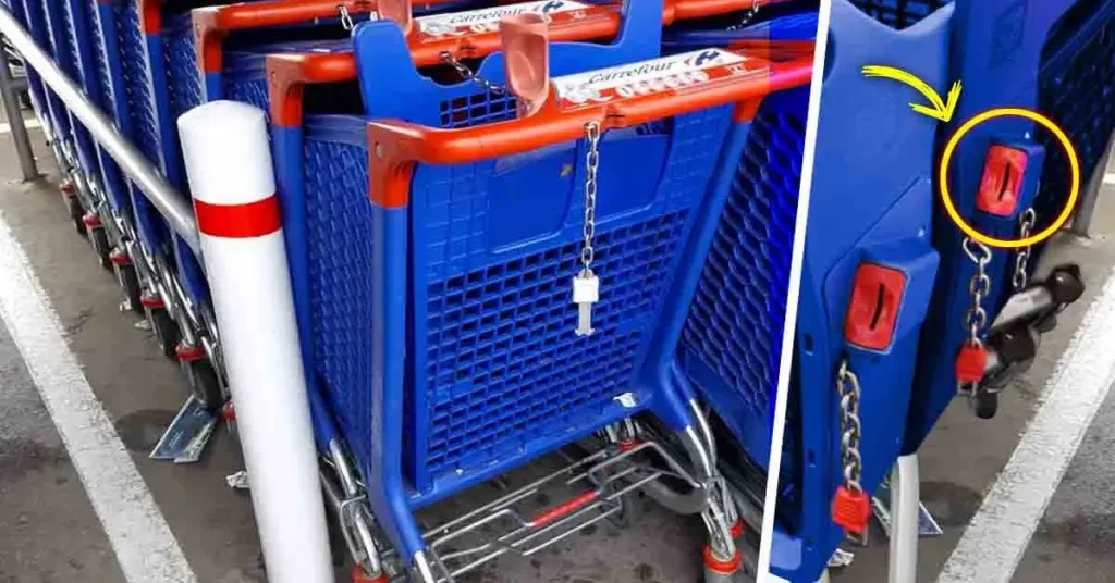 Aquí se explica cómo desbloquear un carrito de compras de supermercado sin monedas ni fichas – Mis Consejos Jardinería