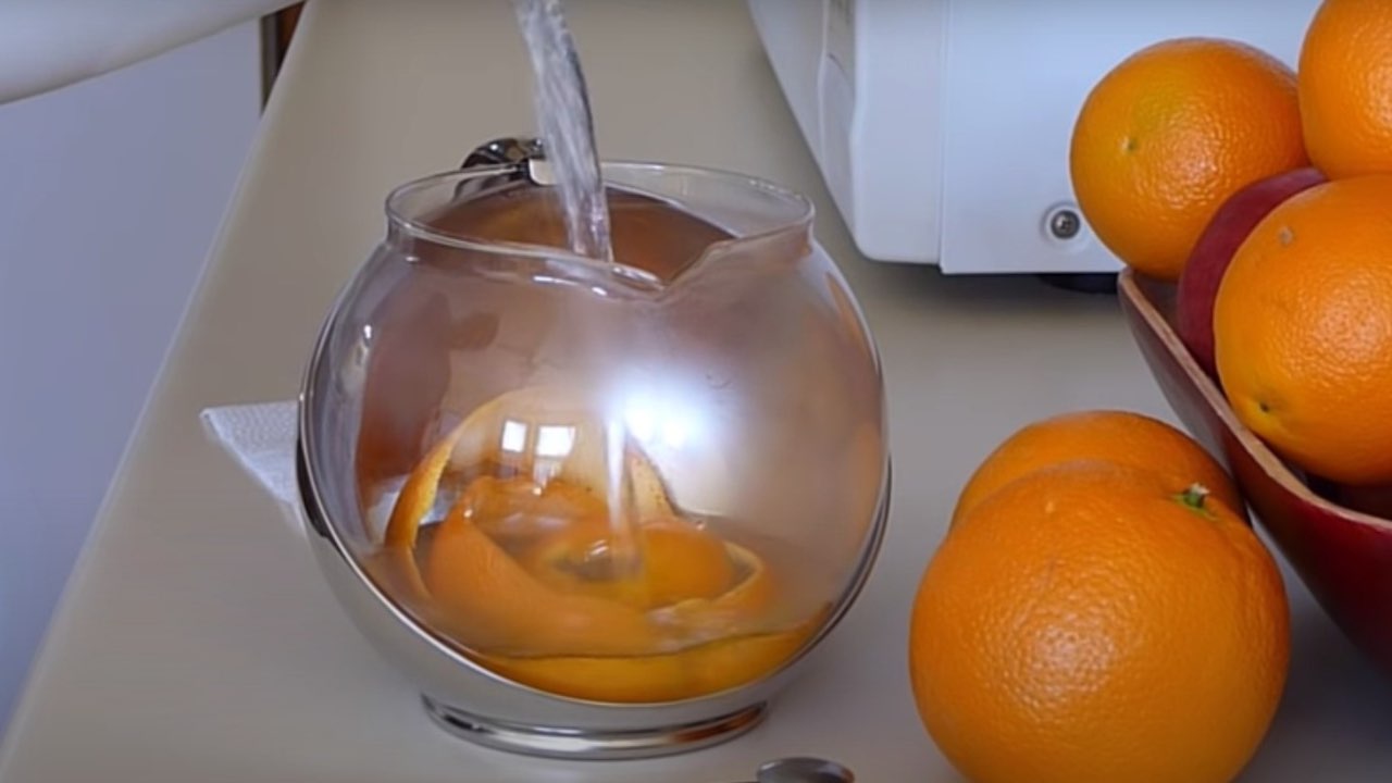 Piel de naranja con alcohol