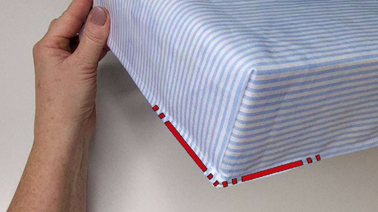 como coser sábanas