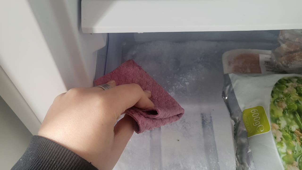 Remedio congelado en la nevera