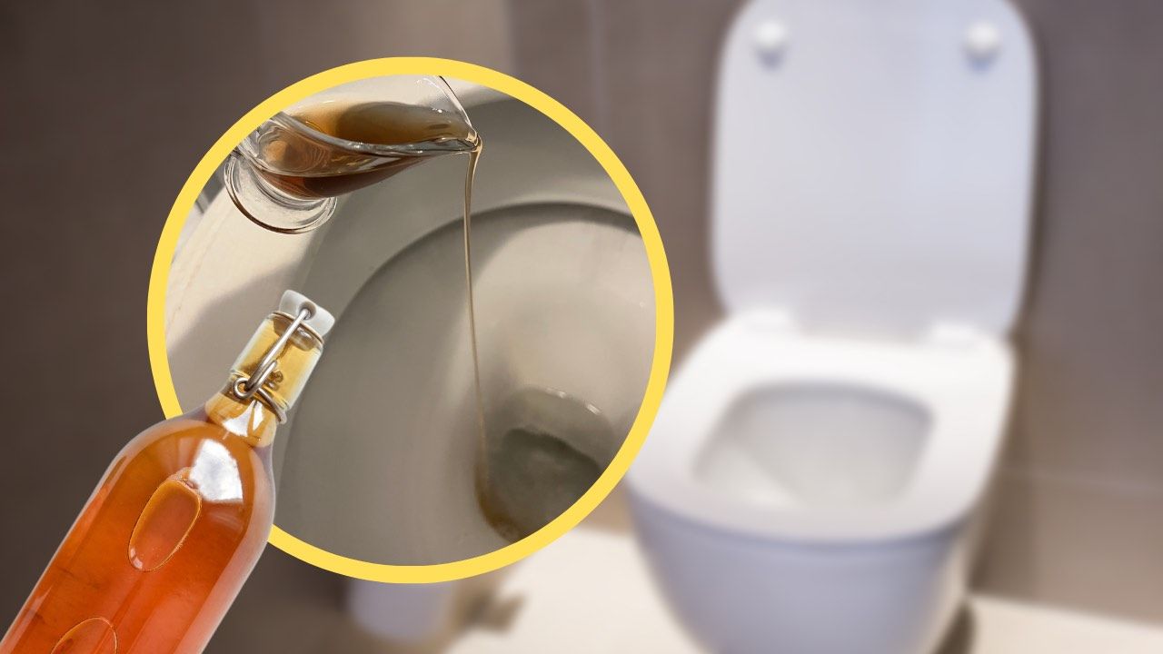 Vinagre en el baño.