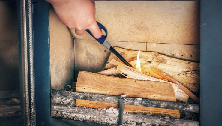 Encendedor para la chimenea