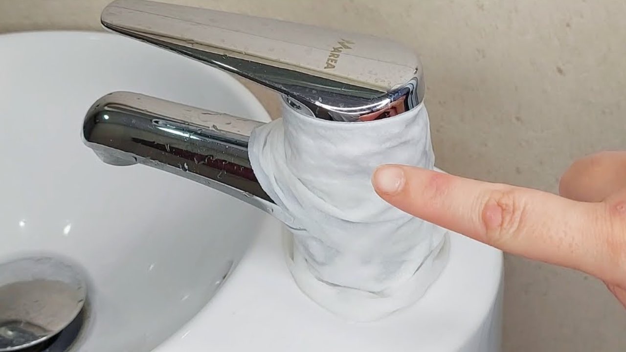 Pañuelo en el grifo