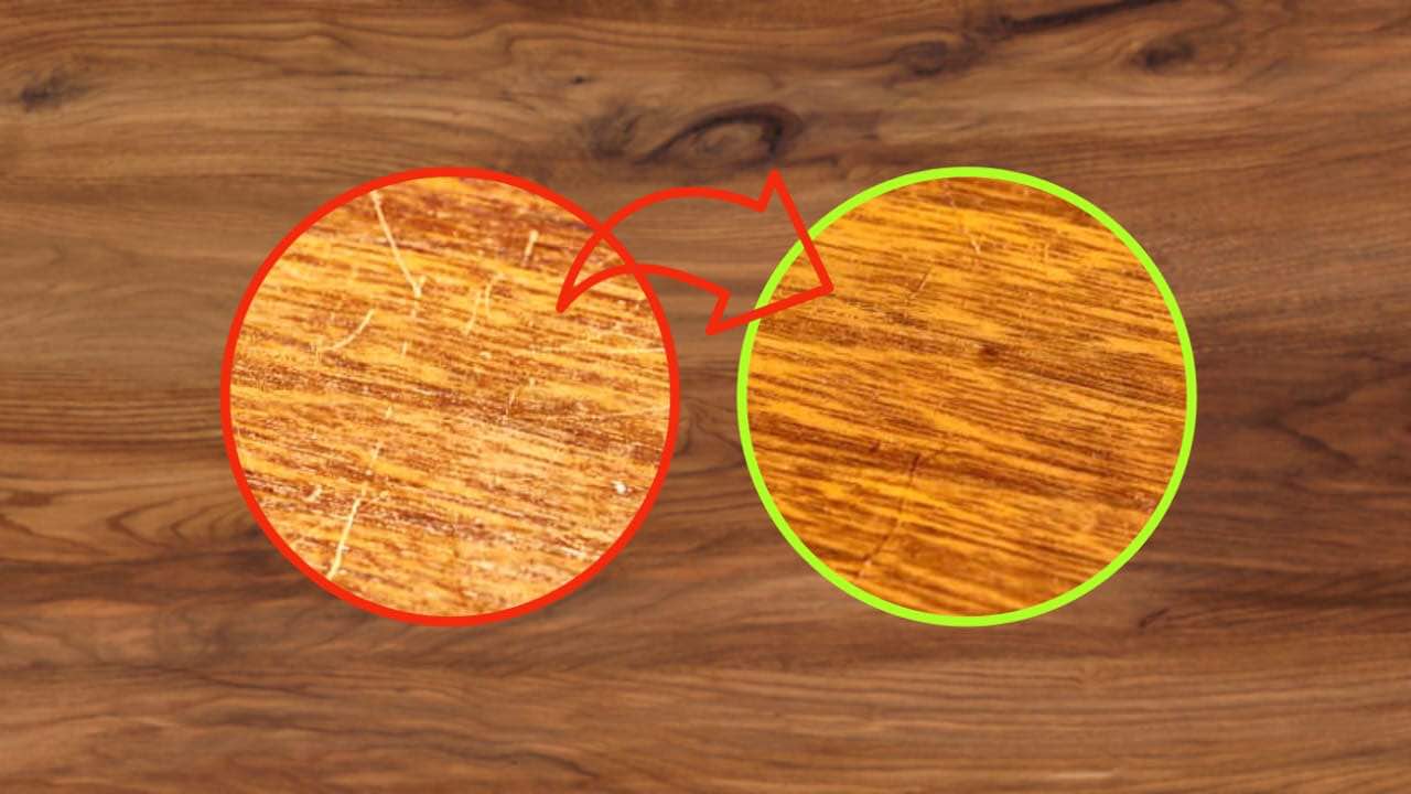 Arañazos en la madera
