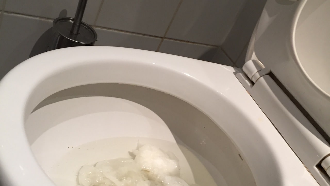 Inodoro obstruido