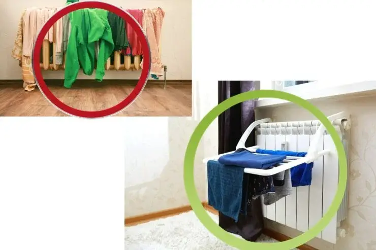 La ropa en el radiador se seca de esta manera para no crear humedad – Mis Consejos Jardinería