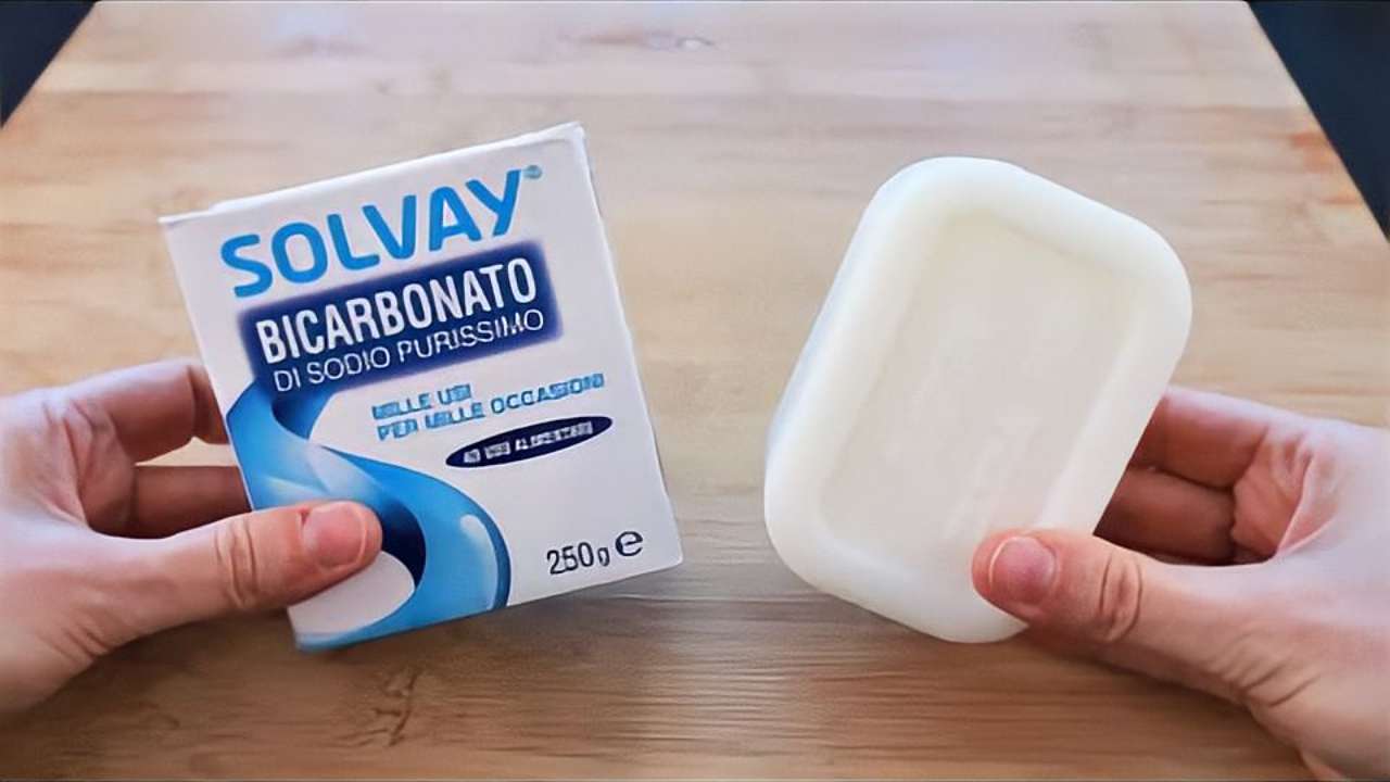 Bicarbonato de sodio y jabón