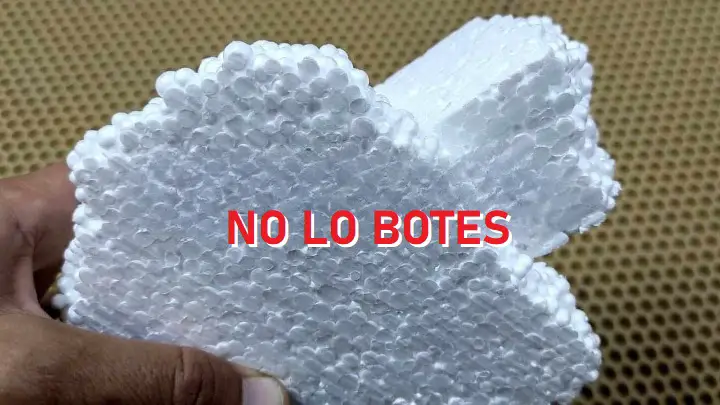 No tires el poliestireno sobrante, se vuelve muy preciado cuando se reutiliza de esta manera. – Mis Consejos Jardinería