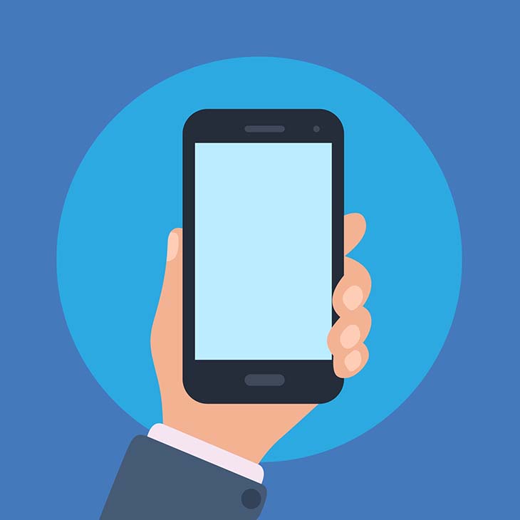 usar un teléfono inteligente