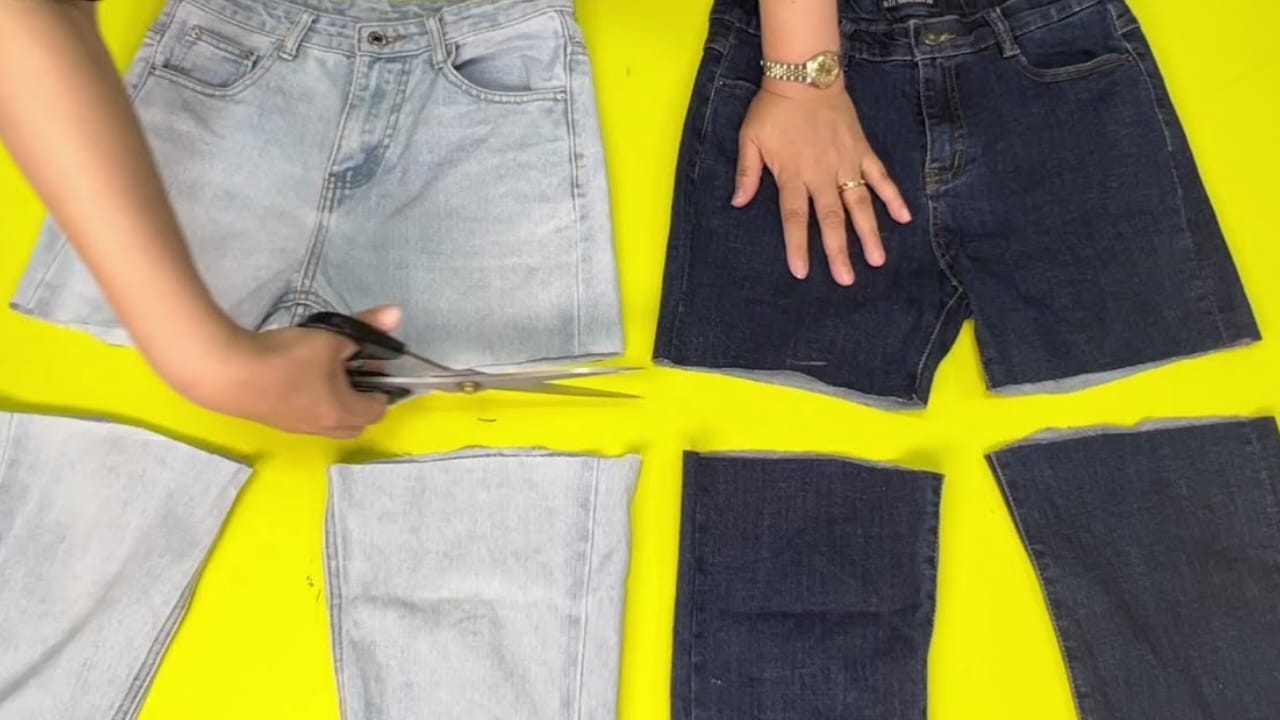 Jeans viejos y rotos