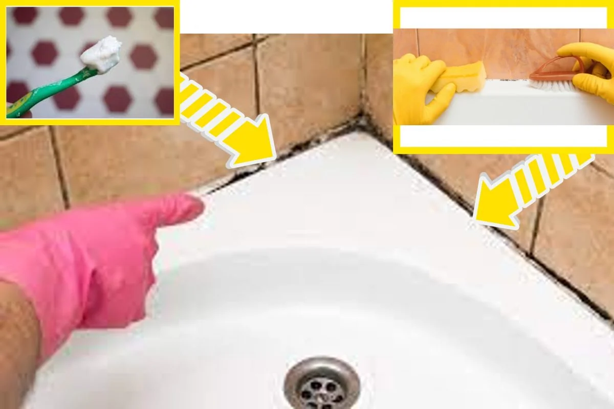 Para blanquear las esquinas de la ducha y el baño y eliminar el moho, ¡haz esto!