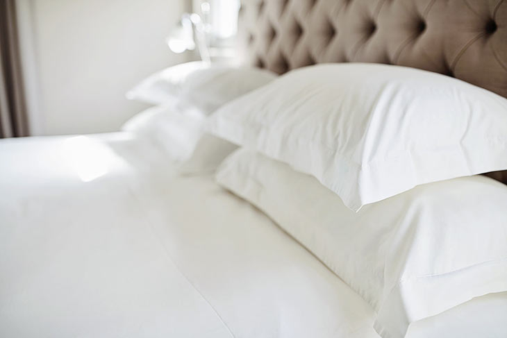 almohadas limpias