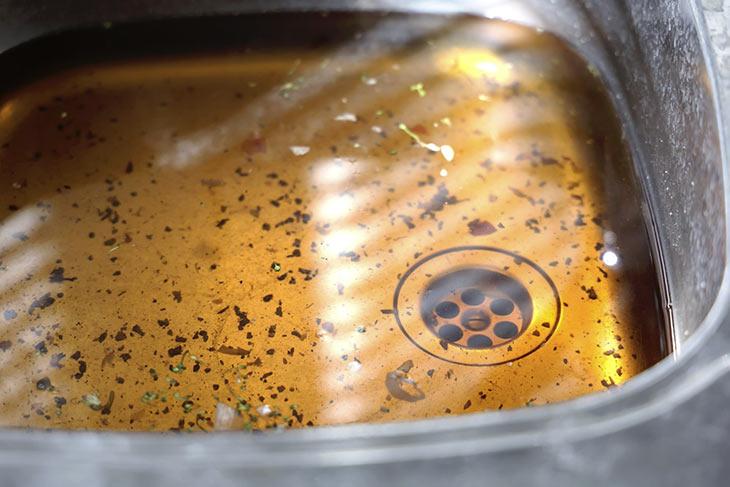 Fregadero de cocina obstruido
