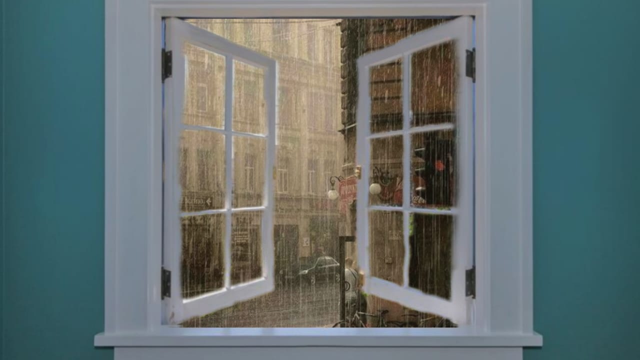 Ventanas abiertas de par en par