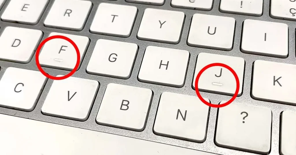 ¿Sabes por qué las letras F y J del teclado tienen un pequeño bulto? Una función desconocida pero muy útil – Mis Consejos Jardinería