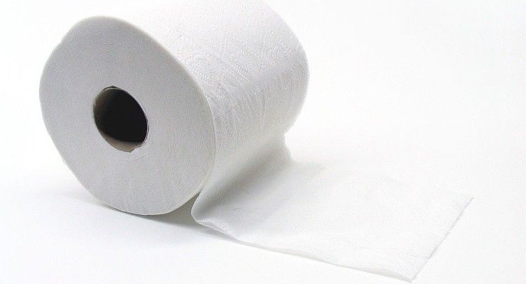 Rollo de papel higiénico tóxico