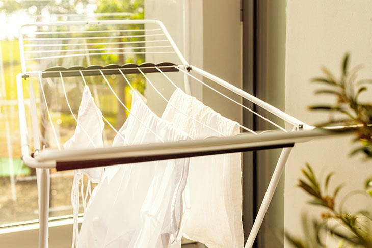 Ropa seca en el interior
