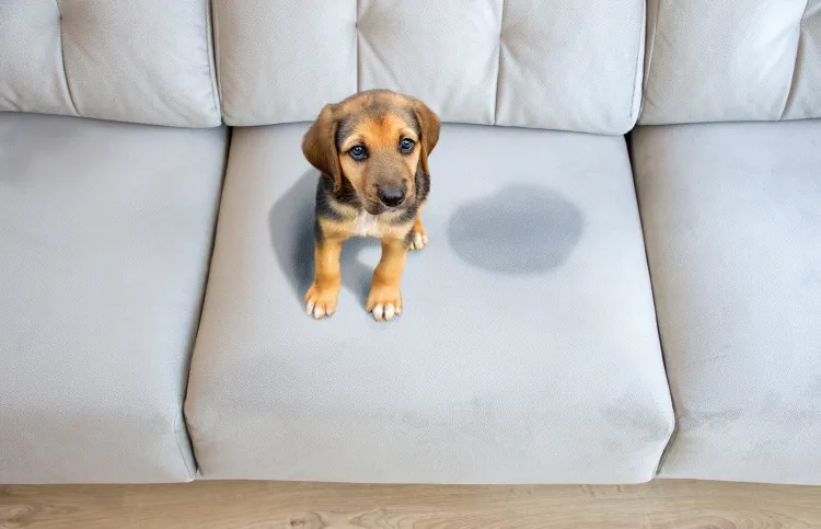 como limpiar un sofa de tela que huele mal pis de animal mal olor terco
