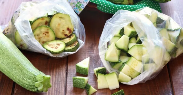 calabacines congelados para el invierno de 2022