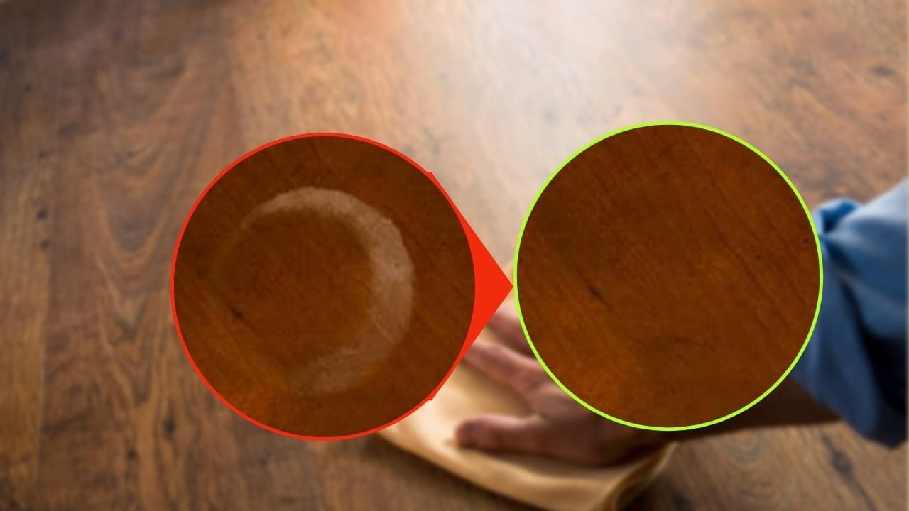 halos en la madera
