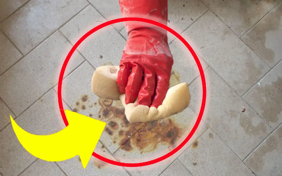 Manchas de óxido en el suelo, si haces esto podrás eliminarlas sin esfuerzo | ¡Nunca había tenido un piso tan brillante y limpio