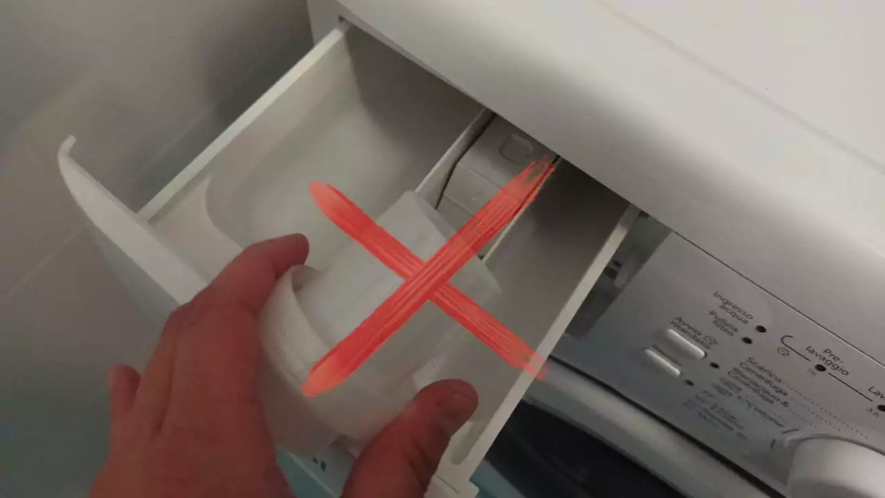 Cajón de detergente para lavadora
